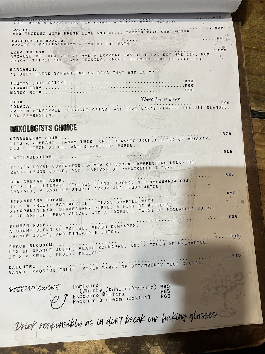 The Dog's Bollocks at YARD Menu - Image 2